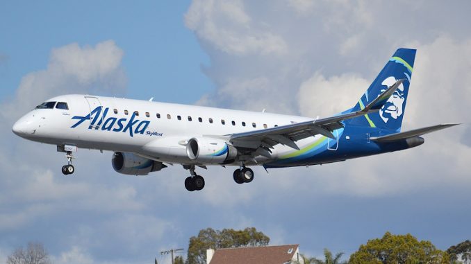 Alaska Airlines Embraer E175 aircraft