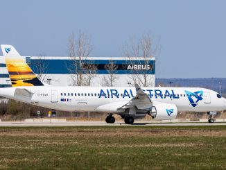 Air Austral Airbus A220 aircraft