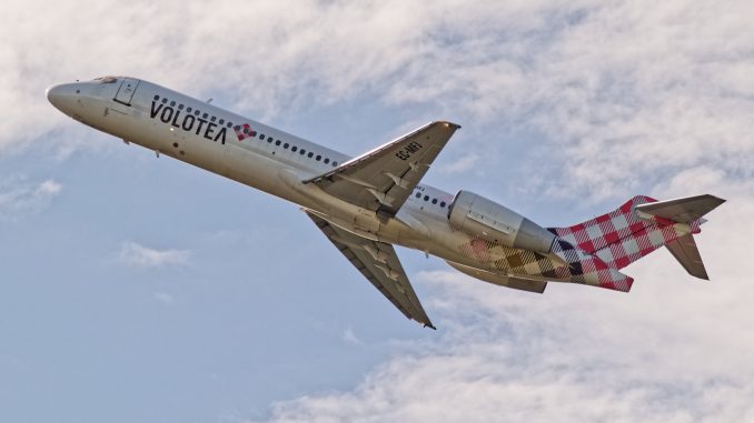 Volotea Boeing 717 aircraft