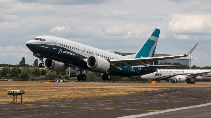 Boeing 737 Max 7 aircraft