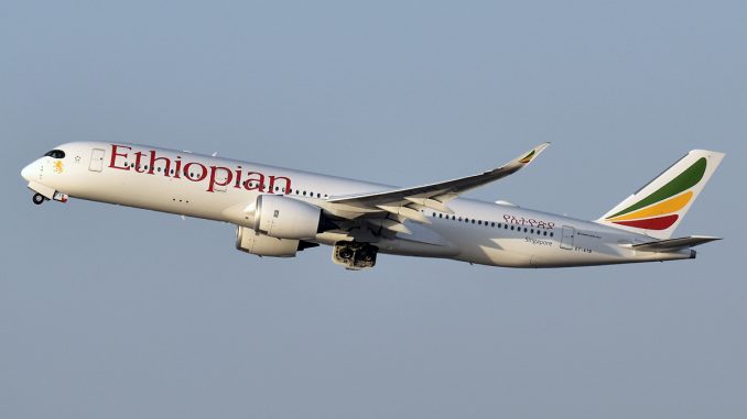 Ethiopian Airlines Airbus A350 aircraft