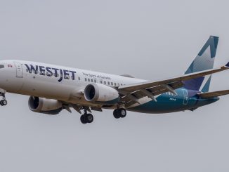 WestJet Boeing 737 Max aircraft