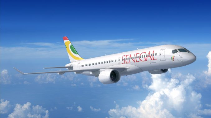 Air Senegal Airbus A220 aircraft