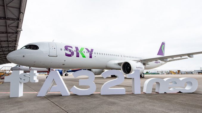 SKY Airline Airbus A321neo aircraft