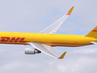 DHL Express Boeing 767-300 BCF freighter aircraft