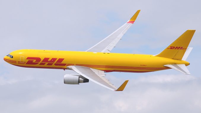 DHL Express Boeing 767-300 BCF freighter aircraft