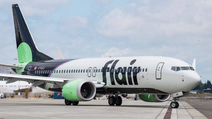 Flair Airlines Boeing 737 Max aircraft