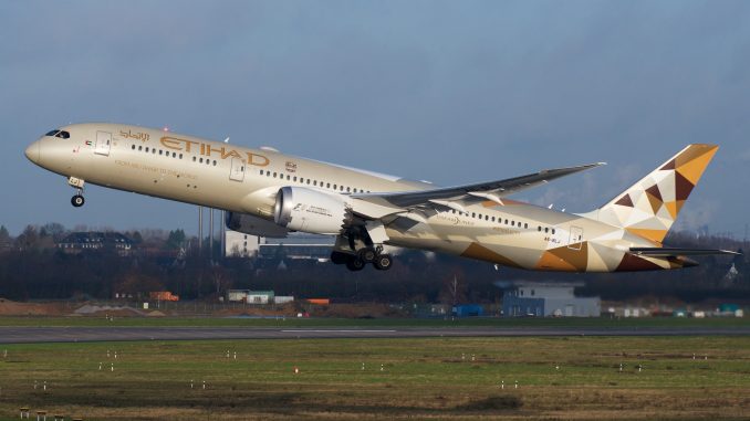 Etihad Airways Boeing 787-9 Dreamliner