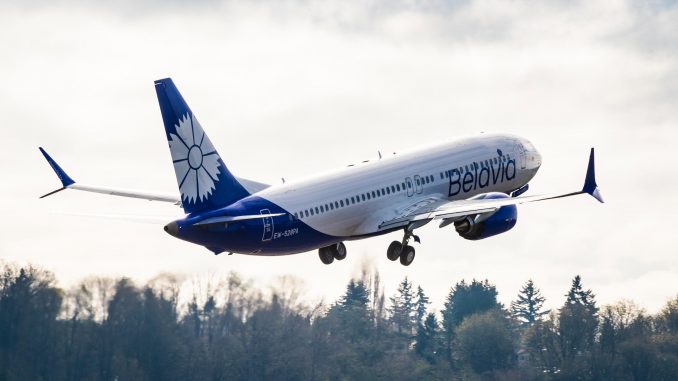 Belavia Boeing 737 Max aircraft