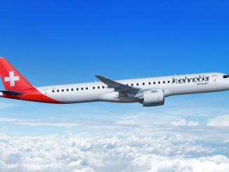 Helvetic Airways Embraer E195-E2 aircraft