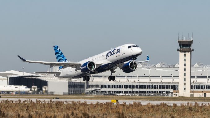 JetBlue Airways Airbus A220-300 aircraft