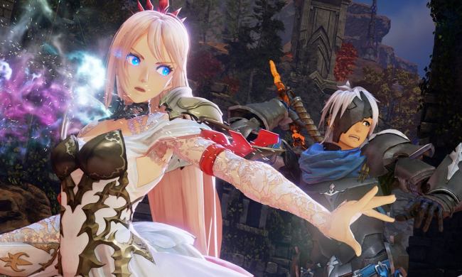 Iron Mask and Shionne attack in Tales of Arise.